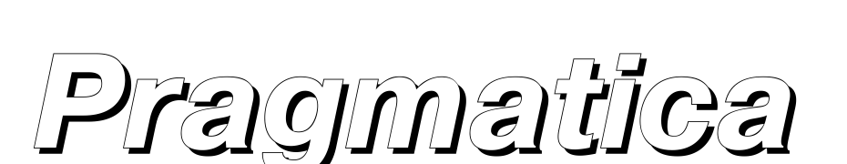 Pragmatica Shadow C Bold Italic cкачати шрифт безкоштовно